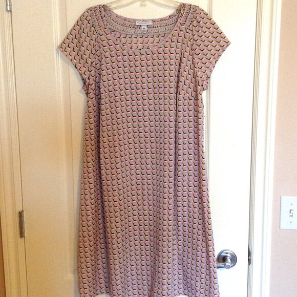 Liz Lange Dresses & Skirts - Liz Lange Women's Maternity Shift Pull-on Dress Short Sleeves Size M